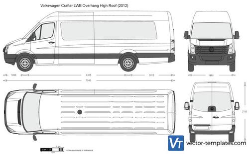 Volkswagen Crafter LWB Overhang High Roof