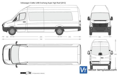 Volkswagen Crafter LWB Overhang Super High Roof