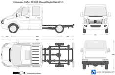 Volkswagen Crafter 30 MWB Chassis Double Cab