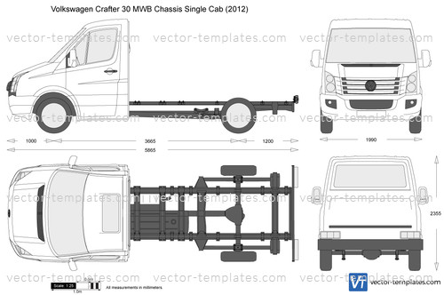 Volkswagen Crafter 30 MWB Chassis Single Cab
