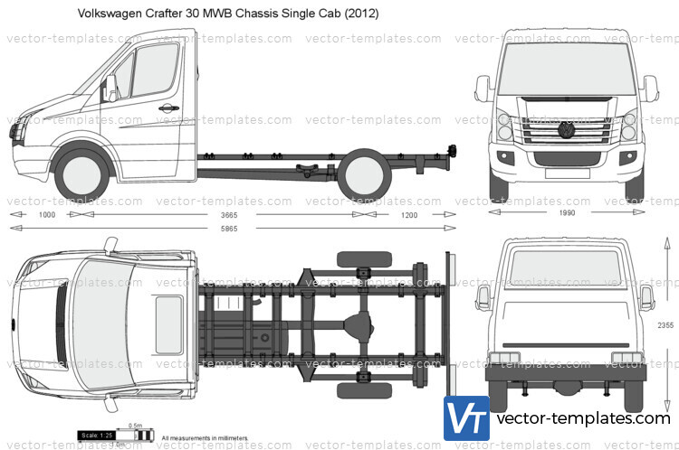 Volkswagen Crafter 30 MWB Chassis Single Cab