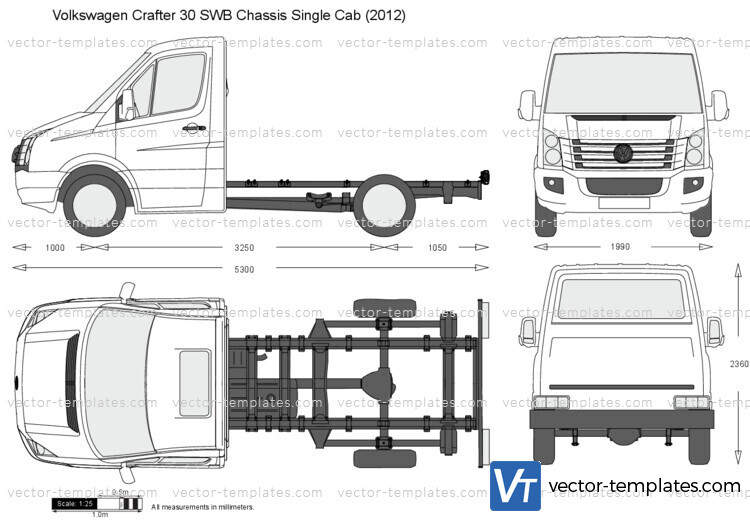 Volkswagen Crafter 30 SWB Chassis Single Cab