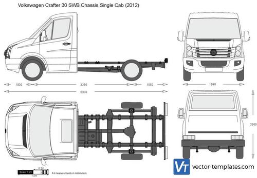 Volkswagen Crafter 30 SWB Chassis Single Cab