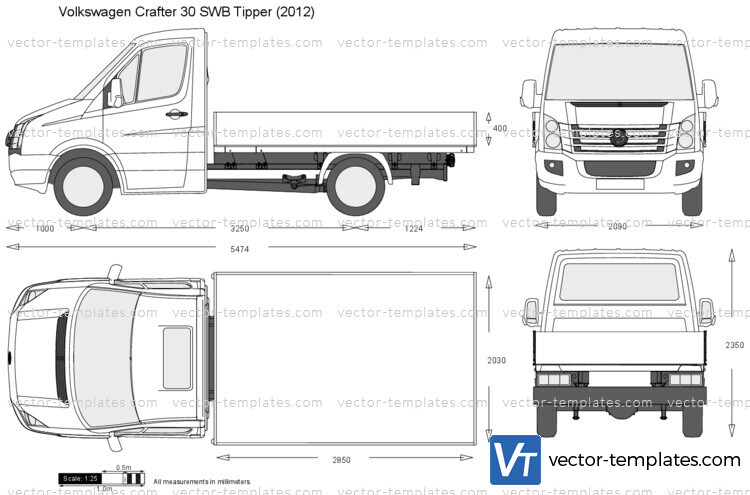 Volkswagen Crafter 30 SWB Tipper Single Cab