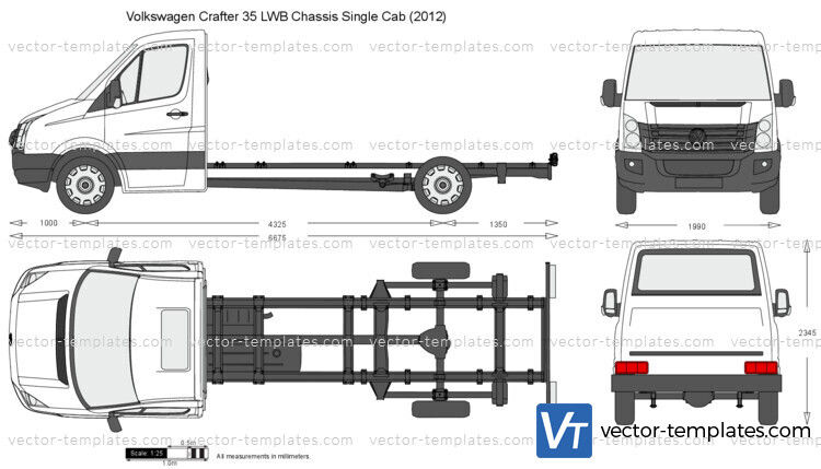 Volkswagen Crafter 35 LWB Chassis Single Cab