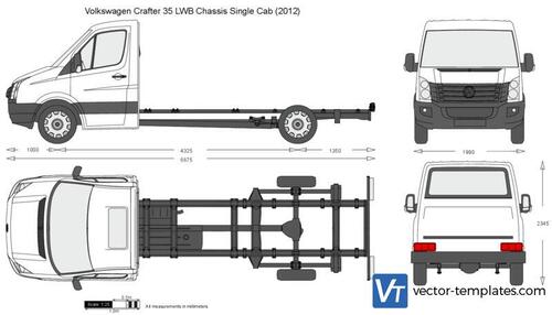 Volkswagen Crafter 35 LWB Chassis Single Cab