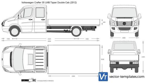 Volkswagen Crafter 35 LWB Tipper Double Cab