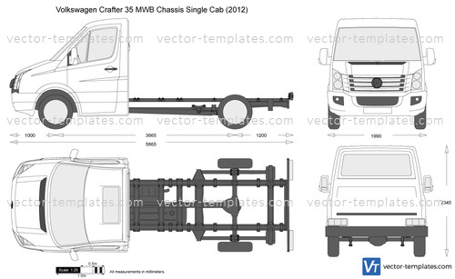 Volkswagen Crafter 35 MWB Chassis Single Cab