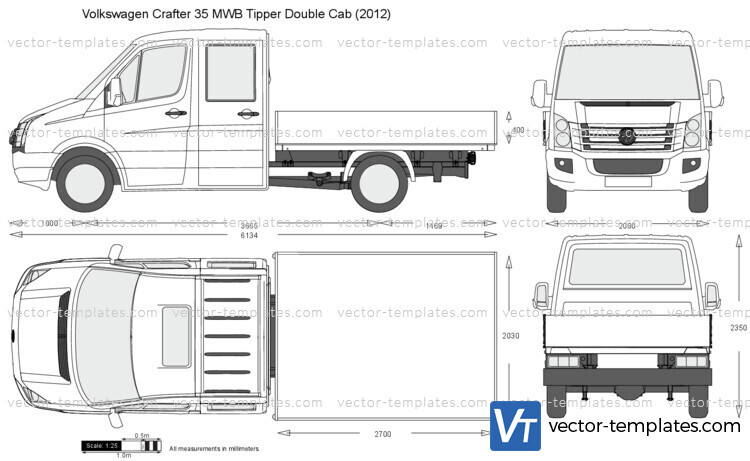 Volkswagen Crafter 35 MWB Tipper Double Cab