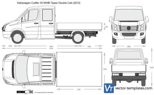 Volkswagen Crafter 35 MWB Tipper Double Cab