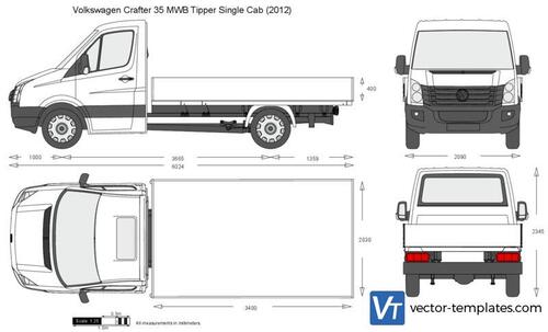 Volkswagen Crafter 35 MWB Tipper Single Cab