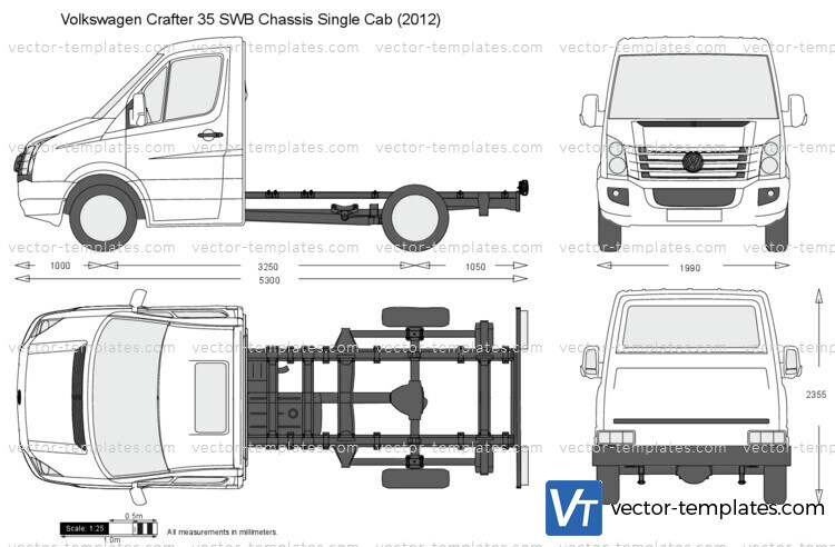 Volkswagen Crafter 35 SWB Chassis Single Cab