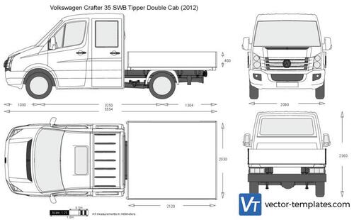 Volkswagen Crafter 35 SWB Tipper Double Cab