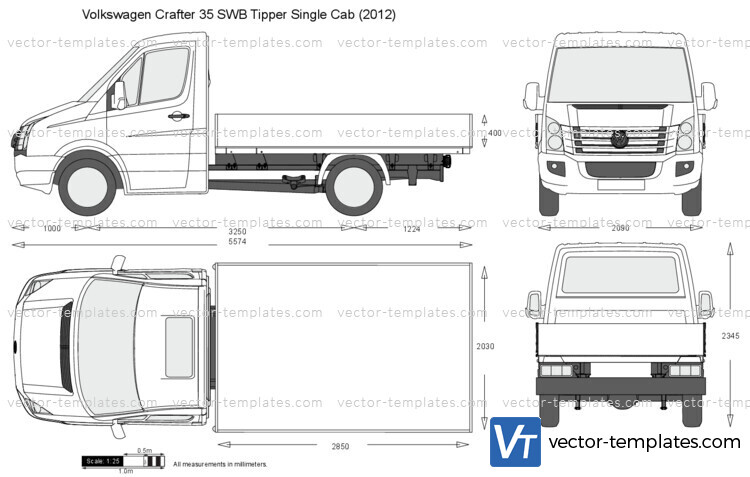 Volkswagen Crafter 35 SWB Tipper Single Cab