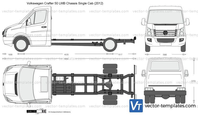 Volkswagen Crafter 50 LWB Chassis Single Cab