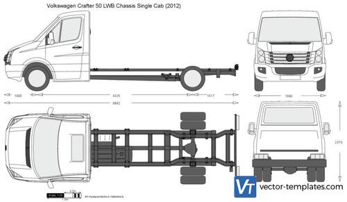 Volkswagen Crafter 50 LWB Chassis Single Cab