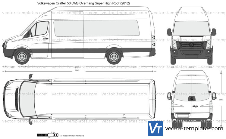 Volkswagen Crafter 50 LWB Overhang Super High Roof