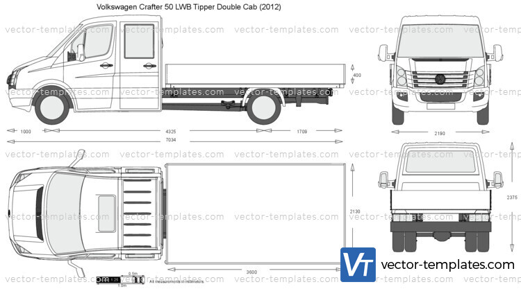 Volkswagen Crafter 50 LWB Tipper Double Cab