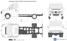 Volkswagen Crafter 50 MWB Chassis Single Cab