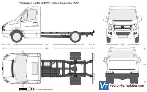 Volkswagen Crafter 50 MWB Chassis Single Cab