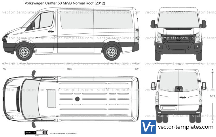 Volkswagen Crafter 50 MWB Normal Roof