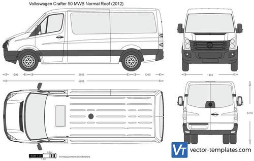 Volkswagen Crafter 50 MWB Normal Roof