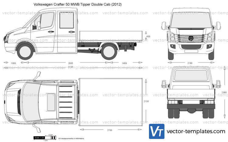 Volkswagen Crafter 50 MWB Tipper Double Cab