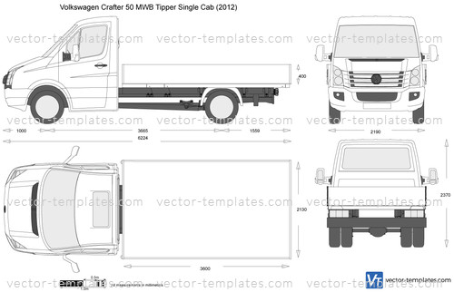 Volkswagen Crafter 50 MWB Tipper Single Cab