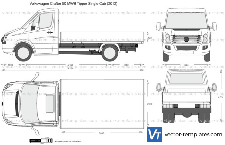 Volkswagen Crafter 50 MWB Tipper Single Cab