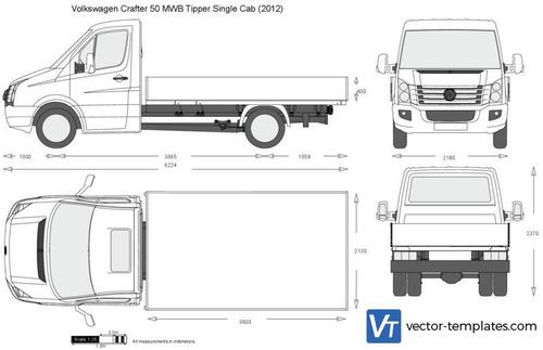 Volkswagen Crafter 50 MWB Tipper Single Cab