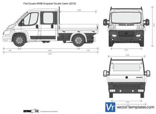 Fiat Ducato MWB Dropside Double Cabin