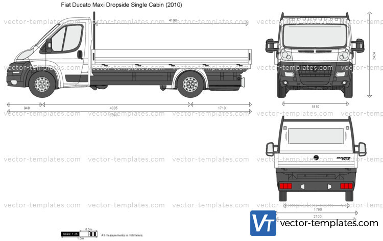 Fiat Ducato Maxi Dropside Single Cabin