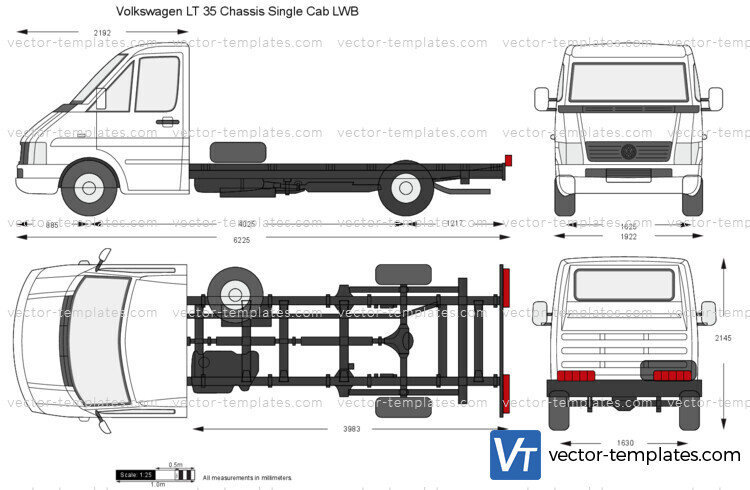 Volkswagen LT 35 Chassis Single Cab LWB