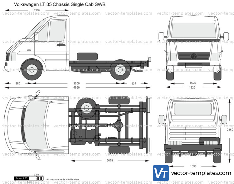 Volkswagen LT 35 Chassis Single Cab SWB