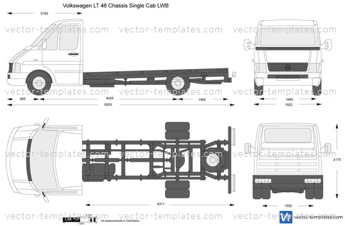 Volkswagen LT 46 Chassis Single Cab LWB