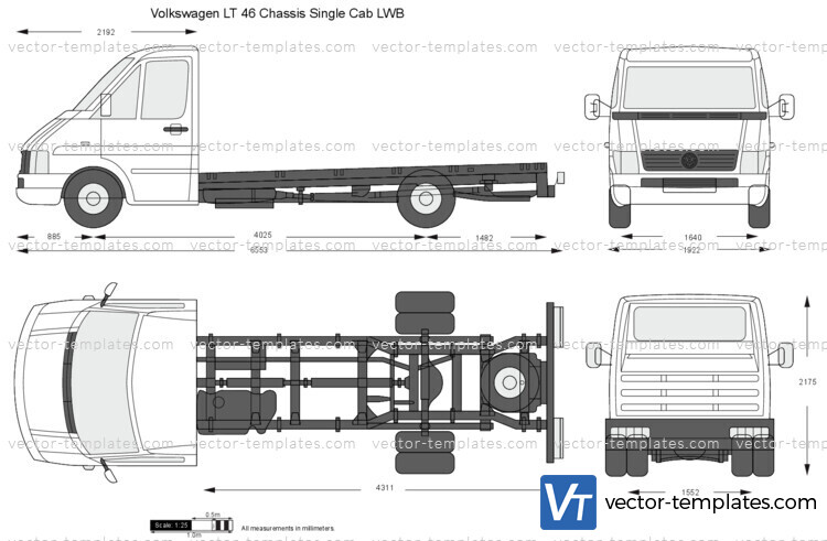 Volkswagen LT 46 Chassis Single Cab LWB