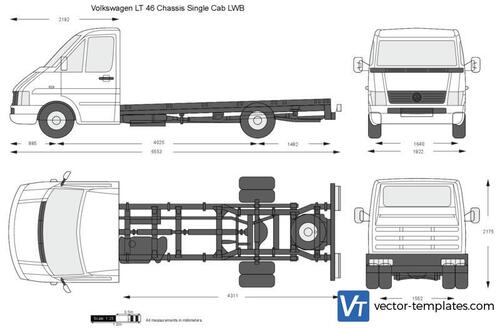 Volkswagen LT 46 Chassis Single Cab LWB