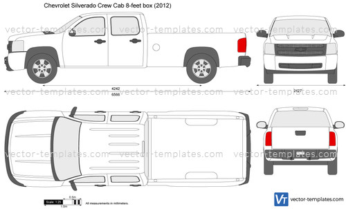 Chevrolet Silverado Crew Cab 8-feet box