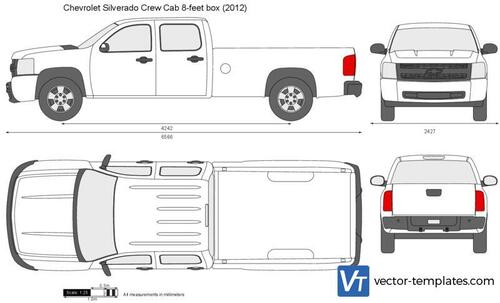 Chevrolet Silverado Crew Cab 8-feet box