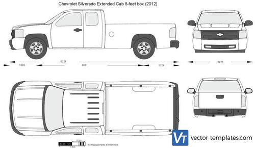 Chevrolet Silverado Extended Cab 8-feet box