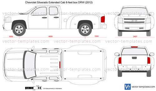 Chevrolet Silverado Extended Cab 8-feet box DRW