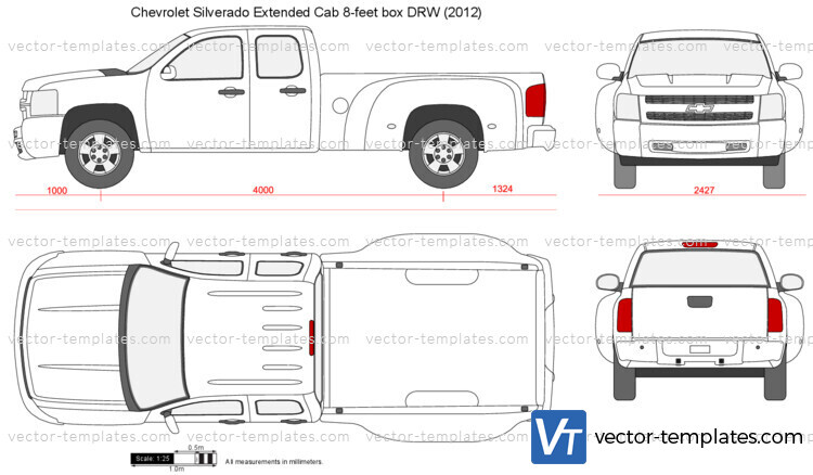 Chevrolet Silverado Extended Cab 8-feet box DRW