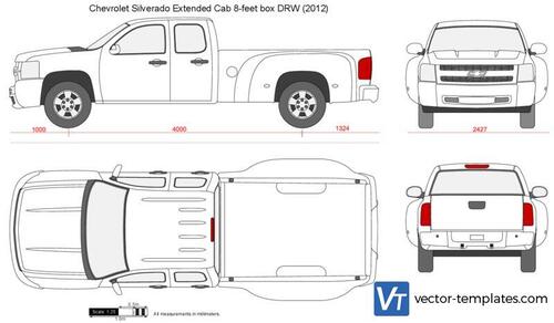 Chevrolet Silverado Extended Cab 8-feet box DRW