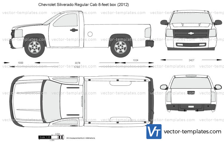 Chevrolet Silverado Regular Cab 8-feet box