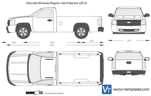 Chevrolet Silverado Regular Cab 8-feet box