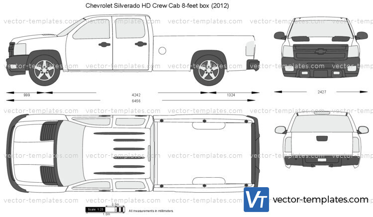 Chevrolet Silverado HD Crew Cab 8-feet box