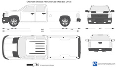 Chevrolet Silverado HD Crew Cab 8-feet box