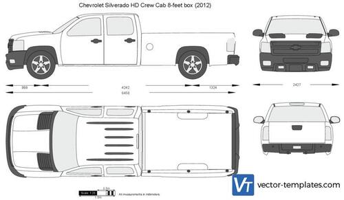 Chevrolet Silverado HD Crew Cab 8-feet box