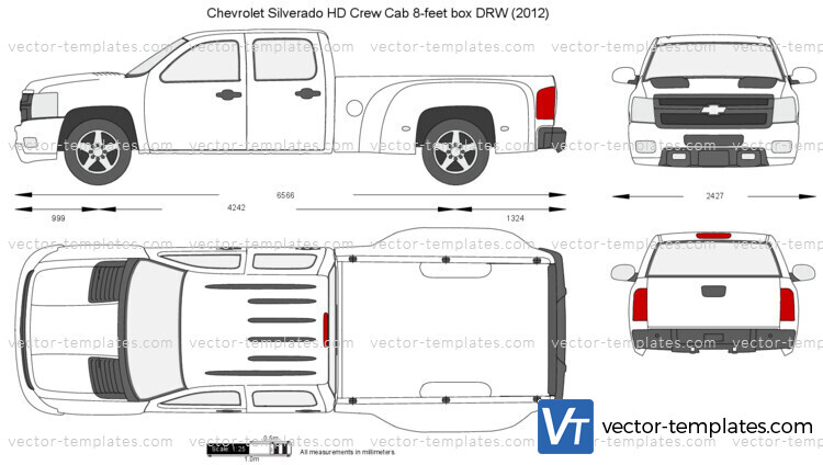 Chevrolet Silverado HD Crew Cab 8-feet box DRW