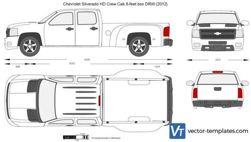 Chevrolet Silverado HD Crew Cab 8-feet box DRW